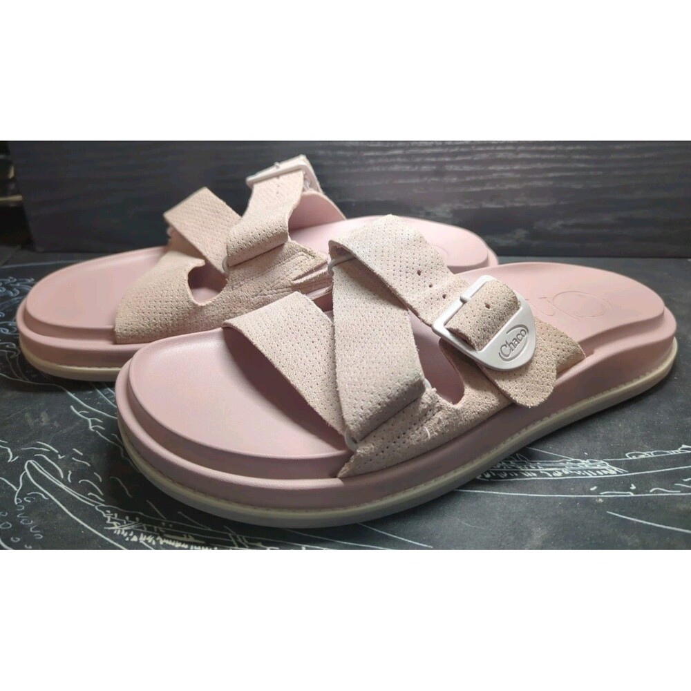 Chaco Townes Suede Slide Sandal Women's 9 Rose Quartz Pink MSRP $110 Worn Twice
